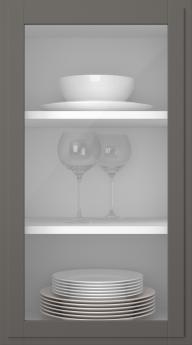 Birch door, Format, TP68LA, Bisquit (clear glass)