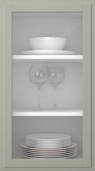 Birch door, Format, TP68LA, Olive (clear glass)