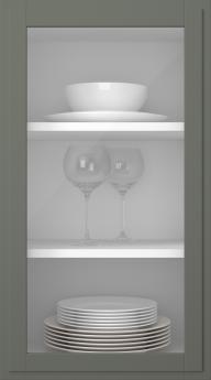 Birch door, Format, TP68LA, Asparagus (clear glass)