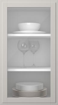 Birch door, Format, TP68LA, Shoreline (clear glass)