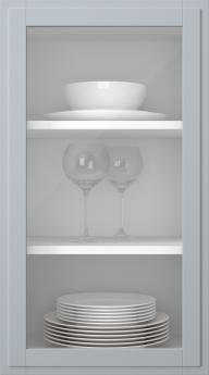 Birch door, Format, TP68LA, Pewter (clear glass)