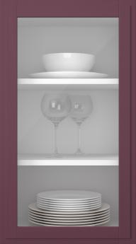 Birch door, Format, TP68LA, Plum (clear glass)
