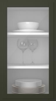 Birch door, Format, TP68LA, Moss  (clear glass)