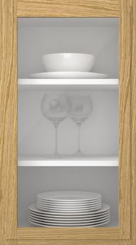 Oak door, Format, TP68LA, Oiled (clear glass)