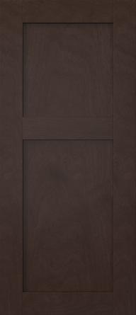 Birch door, M-Concept, WS21KPO, Dark brown