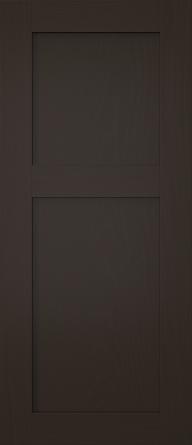 Oak door, M-Concept, WS21KPO, Dark chocolate