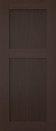 Oak door, M-Concept, WS21KPO, Dark brown