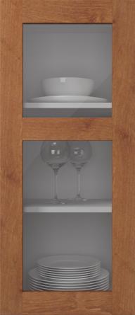 Birch door, M-Concept, WS21KPOLA2, French walnut (clear glass)