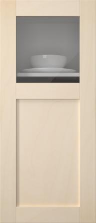 Birch door, M-Concept, WS21KPOLA, Lacquered (clear glass)