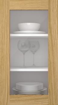 Oak door, M-Concept, WS21LA, oiled (clear glass)