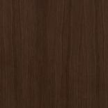 Oak veneer cabinets, dark brown