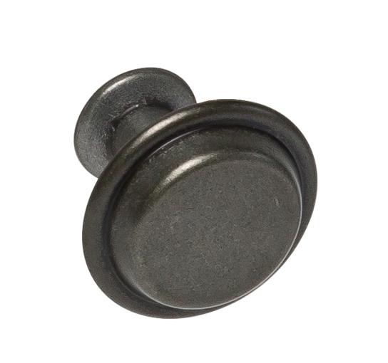 Knob, Land, pewter image 2