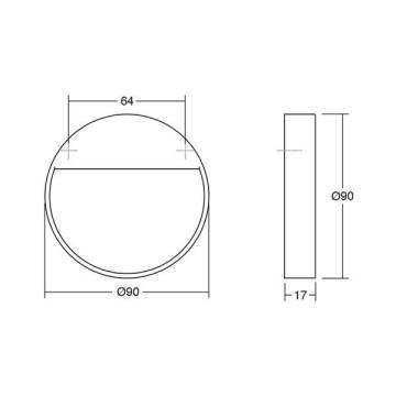 Handle Bau 64mm, matt black image 3