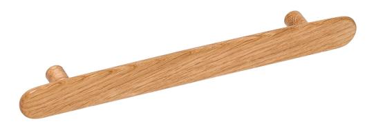 Handle Brutus 160 mm, lacquered oak image 2