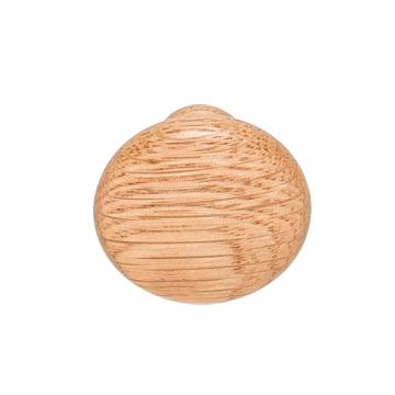 Knob Brutus, lacquered oak