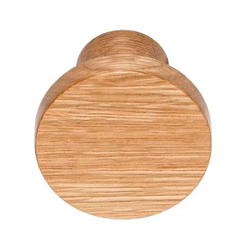 Knob Circum, lacquered oak