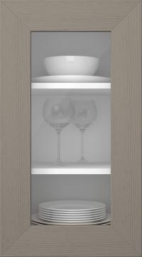 Pine door, Feeling, JPP45LA, Stone Grey (clear glass)