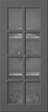 Painted door, Pigment, PM40RUK, Graphite Grey (clear glass)