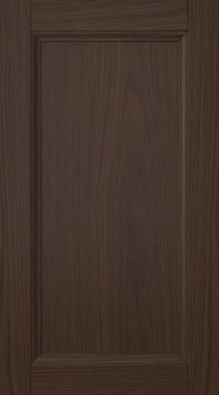 Oak door, Woody, PP25, Dark brown