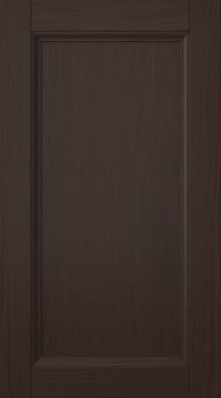 Oak door, Woody, PP25, Dark brown