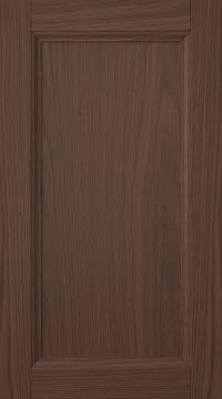 Oak door, Woody, PP25, Pecan
