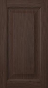 Oak door, Natural, PP54, Dark brown