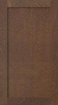 Birch door, Frame, PP60, Dark brown