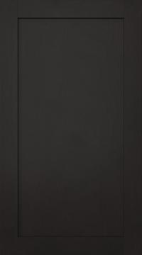 Birch door, Frame, PP60, Black
