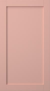 Birch door, Frame, PP60, Coral