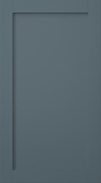 Birch door, Frame, PP60, Teal