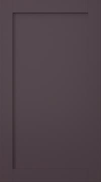 Birch door, Frame, PP60, Aubergine