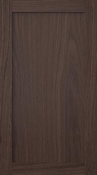Oak door, Frame, PP60, Pecan