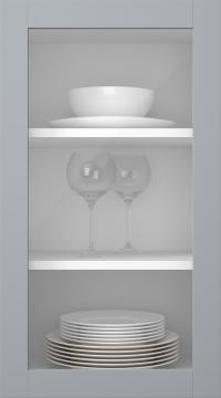 Birch door, Frame, PP60LA, Shadow (clear glass)