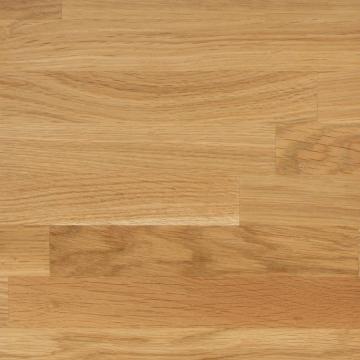 Solid block worktop, SWF30, oak/lacquered