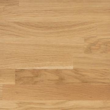 Solid block worktop, SWF30, oak/untreated