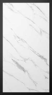 Aluminium frame door, Mist, TAL20, Black (White marble)