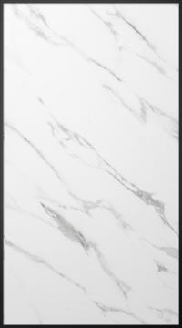 Aluminium frame door, Light, TAL30, Black (White marble)