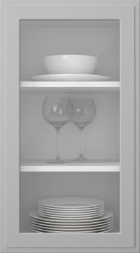 Painted door, Step, TM65LA, Light Grey (clear glass)