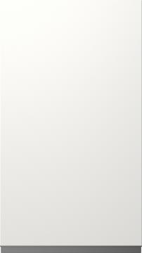 Lacquered door, Variant, TML874A, White, satin  (ph41 black handle)