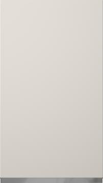 Lacquered door, Variant, TML874A, Seashell white, matt  (ph50 MetalGrey handle)