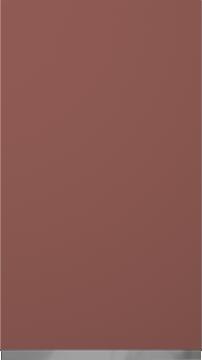 Lacquered door, Variant, TML874A, Rusty red, matt  (ph50 MetalGrey handle)