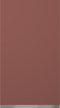 PerfectSence door, Variant, TML874A, Rusty red, matt  (ph50 MetalGrey handle)