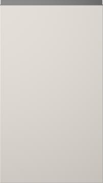 Lacquered door, Variant, TML874Y, Seashell white, matt  (ph41 black handle)
