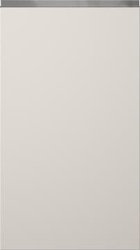 Lacquered door, Variant, TML874Y, Seashell white, matt  (ph50 MetalGrey handle)