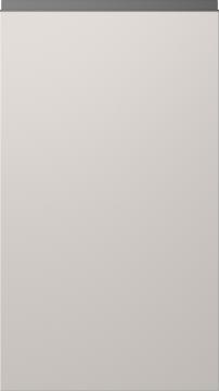 Lacquered door, Variant, TML874Y, Light grey, satin  (ph41 black handle)