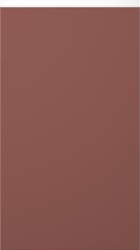Lacquered door, Variant, TML874Y, Rusty red, matt  (ph49 white handle)