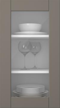 Painted door, Stripe, TMU11LA, Sparrow (clear glass)