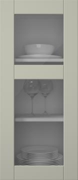 Painted door, Simple, TMU13KPOLA2, Sage (clear glass)