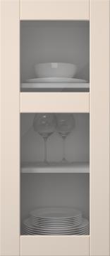 Painted door, Simple, TMU13KPOLA2, Vanilla Cream (clear glass)