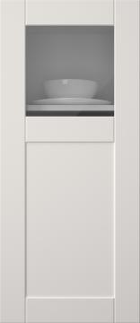 Painted door, Simple, TMU13KPOLA, Arctic White (clear glass)